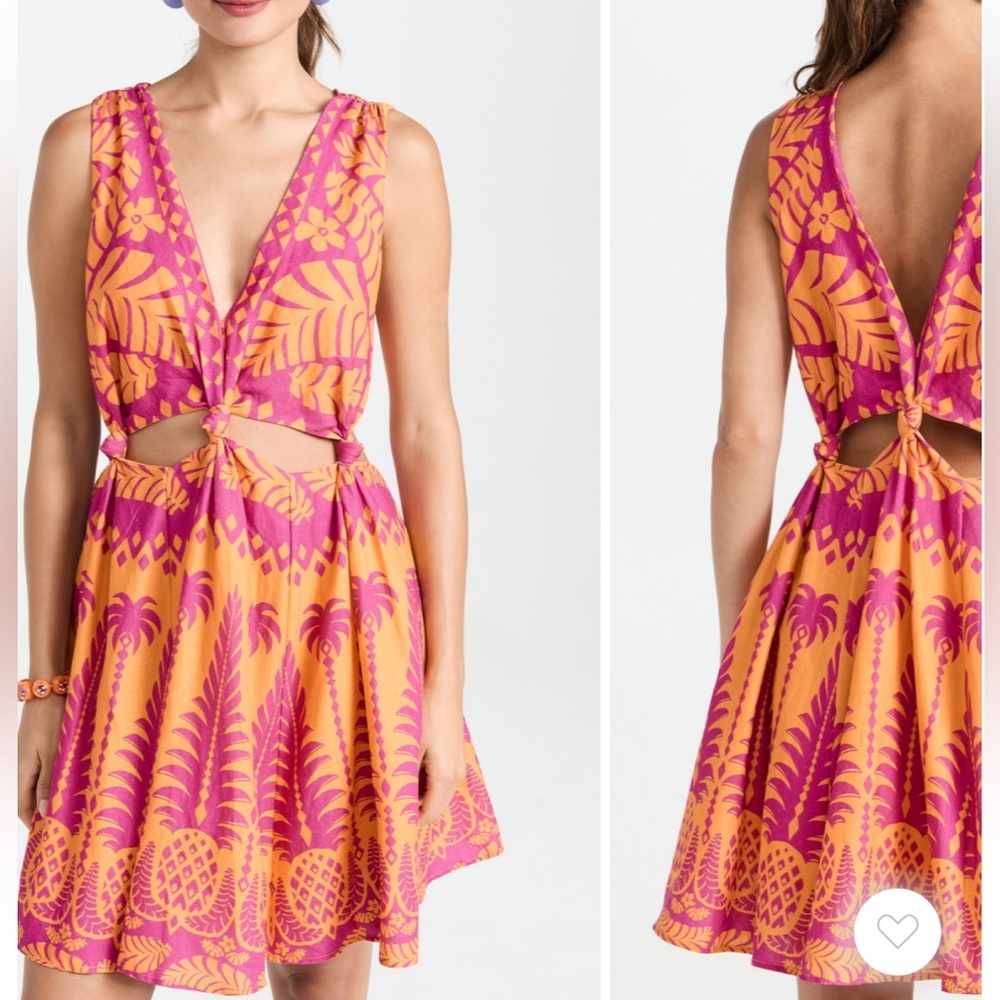 FARM Rio pineapple love dress, NWT, size small